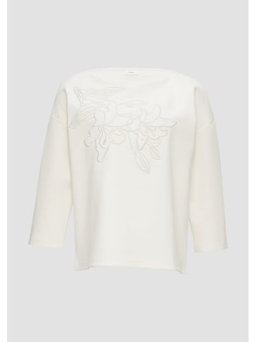 s.Oliver Sweatshirt in 0200_ecru
