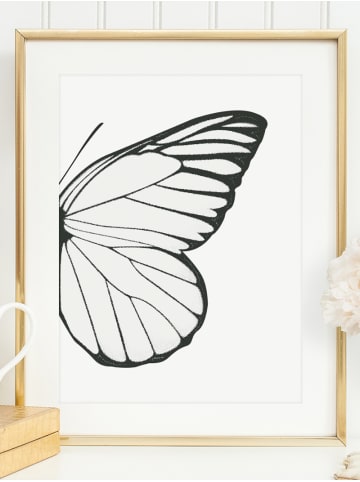 Tales by Jen Poster / Kunstdruck "Right butterfly wing" I Ohne Rahmen