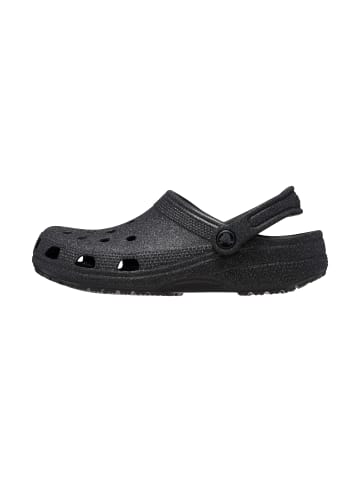 Crocs Clogs zum Reinschlüpfen Classic Glitter Cloq Schwarz