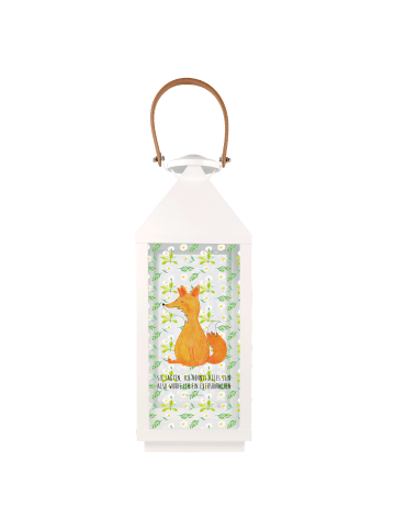 Mr. & Mrs. Panda Windlicht Einhorn Fuchs mit Spruch in Transparent
