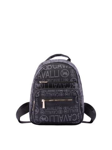 B Cavalli B Rucksack in BLACK AND BLACK