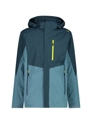 cmp Regenjacke Jacket Zip Hood in Petrol