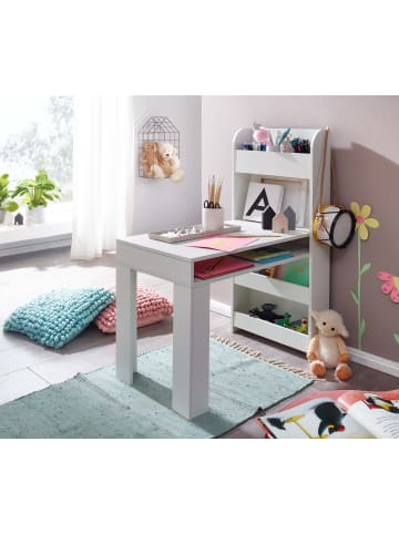 FineBuy Schreibtisch in Weiß / Spanplatte / 90x50x110