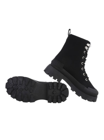 Ital-Design Stiefelette in Schwarz