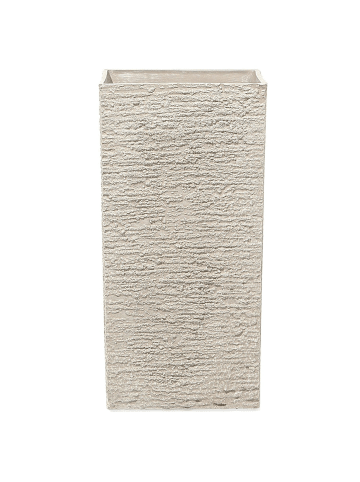 Beliani Outdoor Blumentopf GAZA in Beige - (W) 35 x (H) 70 x (L) 35 cm