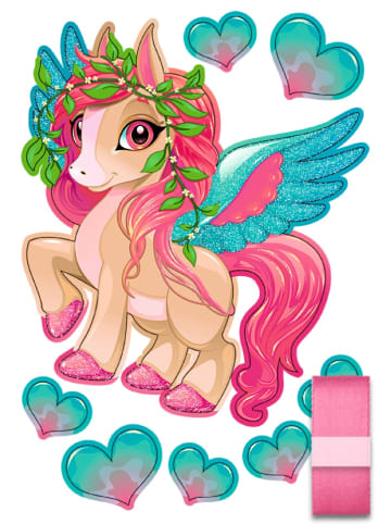 URSUS Deko Set Schultüte Easy Line "PEGASUS" - ab 3 Jahren