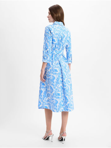 More & More Kleid in blau weiß - 0001