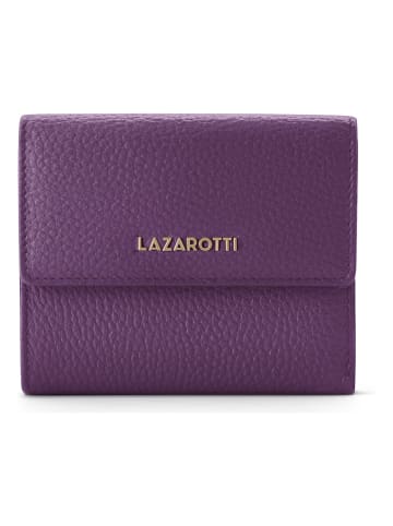 Lazarotti Bologna Leather Geldbörse Leder 12 cm in purple