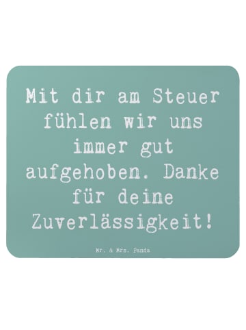 Mr. & Mrs. Panda Mouse Pad Spruch Busfahrer Sicherheit mit Spruch in Meeresbrise