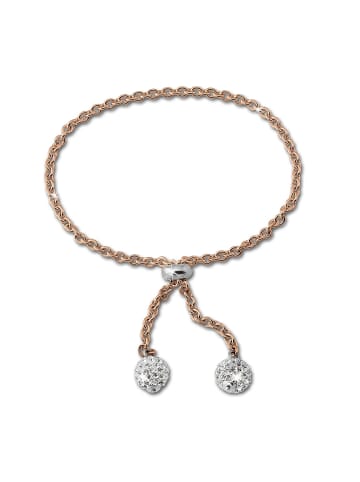 SilberDream 925 Silber, vergoldet (Roségold 333) Damen SilberDream Armbänder bis ca. 25cm