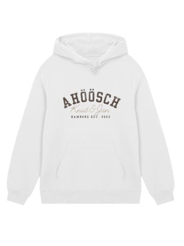 F4NT4STIC Hoodie Knut & Jan Hamburg Ahöösch Plattdeutsch in off-white