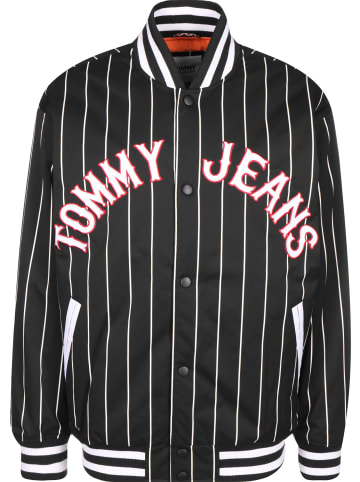 Tommy Hilfiger Tommy Hilfiger Herren Tommy Jeans Rlx Pinstripe Bomberjacke in black