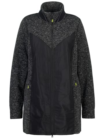 Ulla Popken Sweatjacke in schwarz