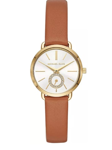 Michael Kors Damenuhr in Braun, Lederarmband, Modell: MK2734 Portia Lady
