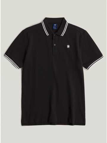 G-Star Raw Dunda Slim Stripe Poloshirt dk black