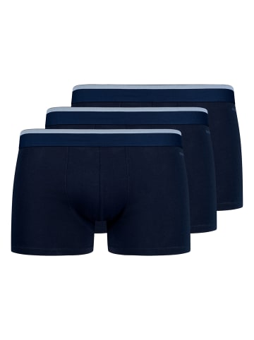 Skiny 3er Pack Trunks Cotton Multipack in Dunkelblau