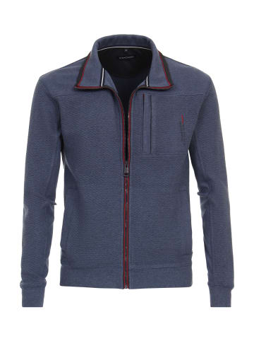 CASAMODA Sweatjacke in Mittelblau