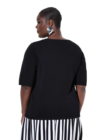 Ulla Popken Pullover in schwarz