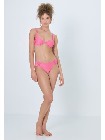 LSCN BY LASCANA Bügel-Bikini-Top in pink glitter