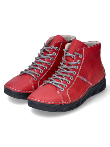 rieker Schnürstiefel in rot