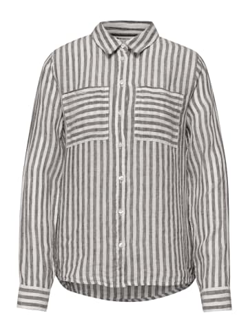 Street One Bluse in schoko weiß - 0001