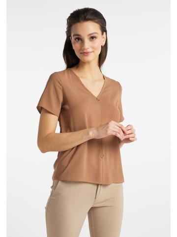 usha BLACK LABEL Damen Blusenshirt in Dunkelbeige