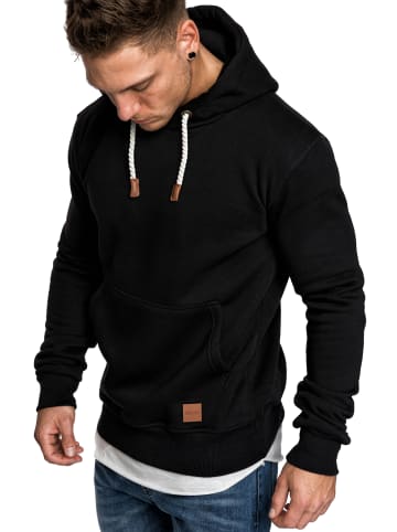 REPUBLIX Kapuzenpullover ERIC in Schwarz