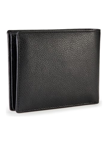 Esquire Houston Geldbörse RFID Schutz Leder 12 cm in schwarz