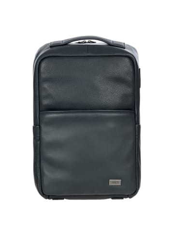 BRIC`s Torino Rucksack Leder 37 cm Laptopfach in navy