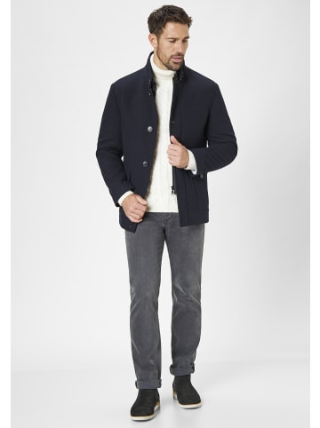 S4 JACKETS Wollmantel Reno in navy