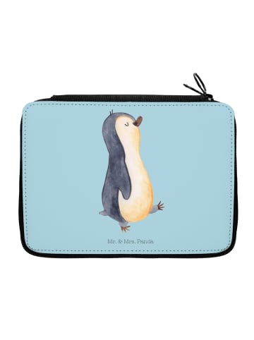 Mr. & Mrs. Panda Federmäppchen Pinguin mHerzieren ohne Spruch in Eisblau