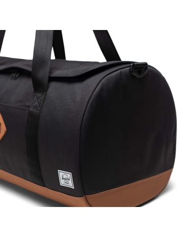 Herschel Heritage Duffle - Reisetasche 52 cm (navy/saddle brown) in black/saddle brown