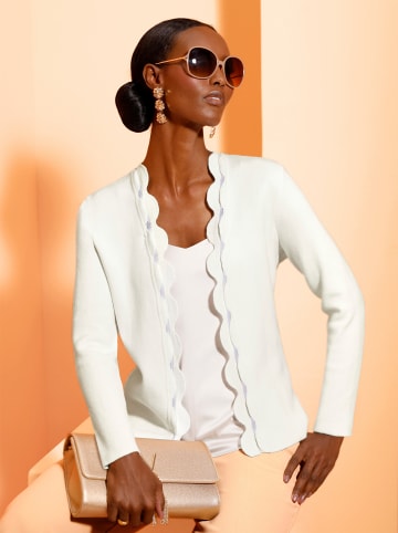 creation L Strickjacke in ecru