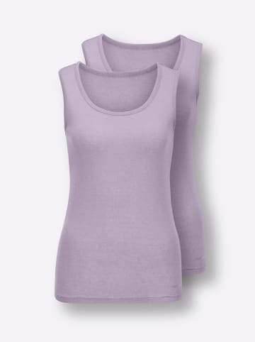 WITT WEIDEN Achseltop in flieder-meliert