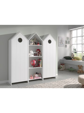 58 aufm Kessel REGALSCHRANK Set Kania MDF+Holzwerkstoff Weiß