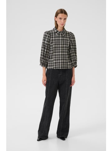 Karen By Simonsen Langarm-Bluse KBBelis Feminine in Thunderstorm Check