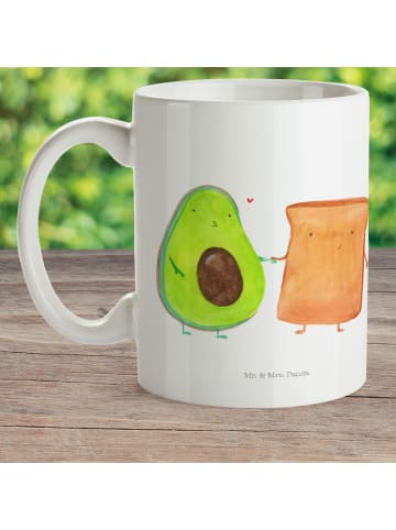 Mr. & Mrs. Panda Kindertasse Avocado Toast ohne Spruch in Weiß