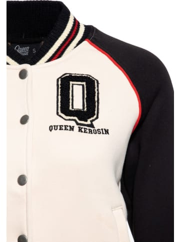 Queen Kerosin Sweatjacke in Schwarz