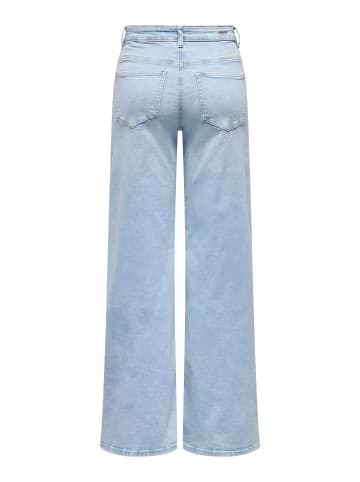 JDY Jeans mit weitem Bein in Light Blue Denim