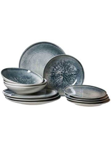 Ritzenhoff & Breker 12-tlg. Teller-Set Grana in Grau – in grau