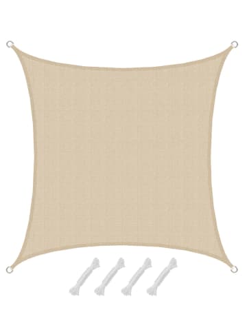 AMANKA Sonnensegel White Sands 200 x 200cm in beige
