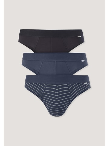 Hessnatur Slip Regular Cut 3er-Pack in nebelblau