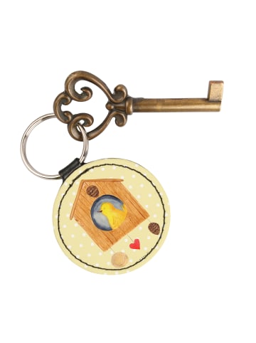 Mr. & Mrs. Panda Anhänger Vogel Haus ohne Spruch in Gelb Pastell