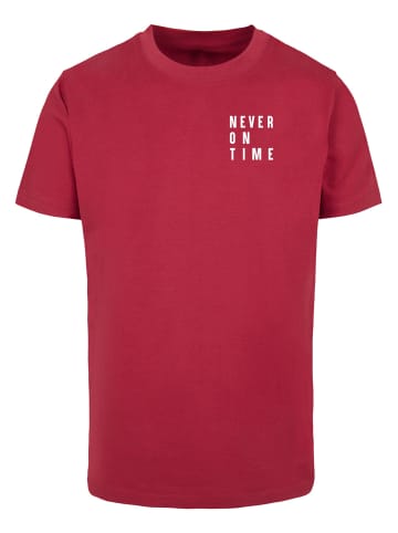 Mister Tee Mister Tee T-Shirts in burgundy