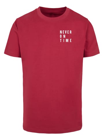 Mister Tee T-Shirts in burgundy