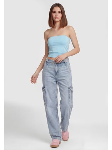 myMo Women Top in aqua