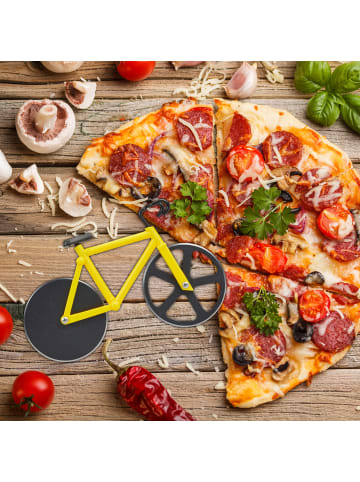 2 x Pizzaschneider in Gelb