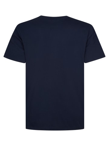 Petrol Industries Bedrucktes T-Shirt Große Größen Galaxia in Blau