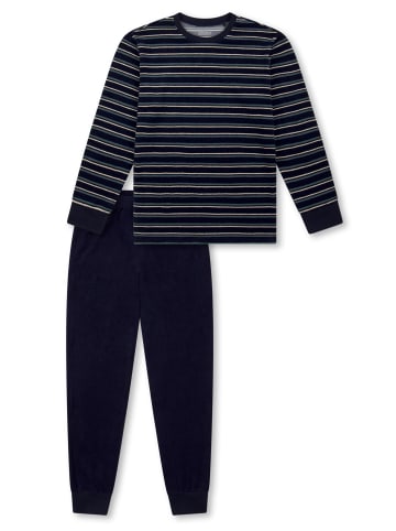 Schiesser Schlafanzug Nightwear in Dunkelblau