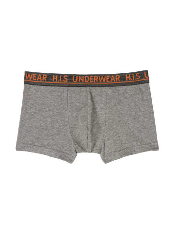 H.I.S Boxer in orange, anthrazit-meliert, schwarz, grau-meliert